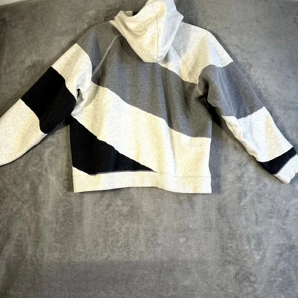 Faherty Sweatshirt Hoodie Women's XL Pullover Striped Cotton Casual Comfortable - Picture 5 of 9